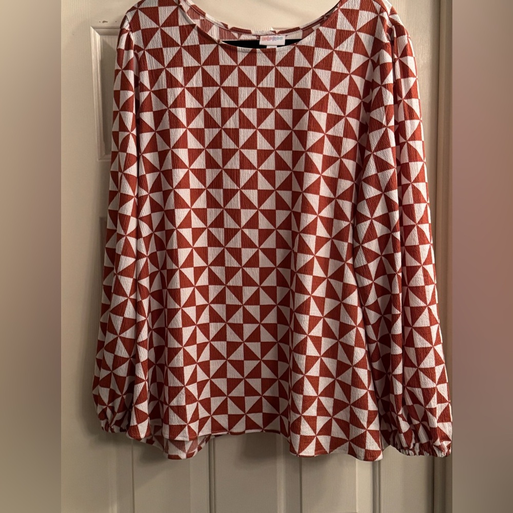 EUC Lularoe Vivian Long Sleeve Women's Top